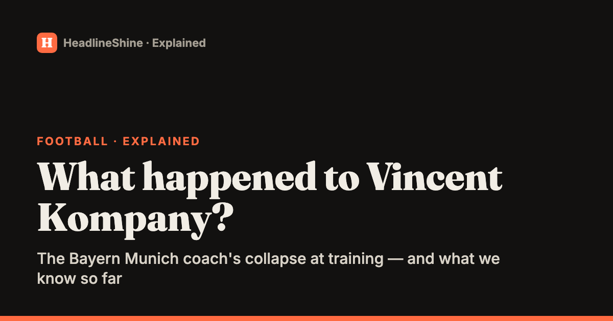 What happened to Vincent Kompany? The Bayern coach's collapse explained